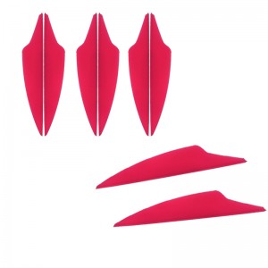 نيكا الرماية 170019 2.5inch دولفين TPU ريشة للرماية جميع أنواع الرماية السهم