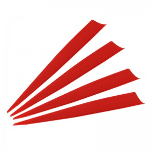 نيكا الرماية 170017 5 بوصة درع TPU ريشة للراحة جميع أنواع الرماية السهم