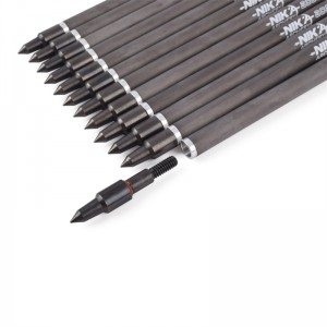 نيكا الرماية 113167-02 ID6.2 ملليمتر 7.5 بوصة ألياف الكربون الألياف البراغي البلاستيك نوك الرماية الرماية كوبرا نظام adder/r9/rx