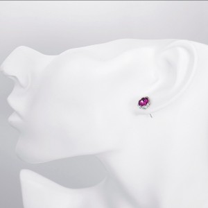 النسخة الكورية من أقراط جولة بسيطة