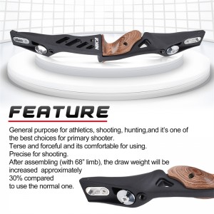 نيكا الرماية 220026 et1s 17 بوصة ilf lh recurve الناهض ل recurve القوس مجموعة المعدات الهدف اطلاق النار في الهواء الطلق والصيد