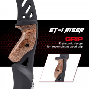 نيكا الرماية 220026 et1s 17 بوصة ilf lh recurve الناهض ل recurve القوس مجموعة المعدات الهدف اطلاق النار في الهواء الطلق والصيد