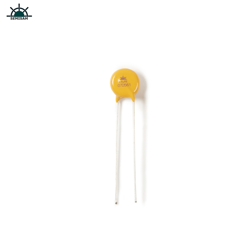 الاتجاه الأصفر إيبوكسي الراتنج أكسيد الزنك المقاوم 07D561 أجهزة حماية الدوائر عالية الجودة MOV VARISTOR للقول