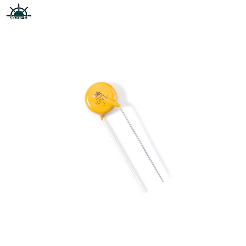 الاتجاه الأصفر إيبوكسي الراتنج أكسيد الزنك المقاوم 07D561 أجهزة حماية الدوائر عالية الجودة MOV VARISTOR للقول