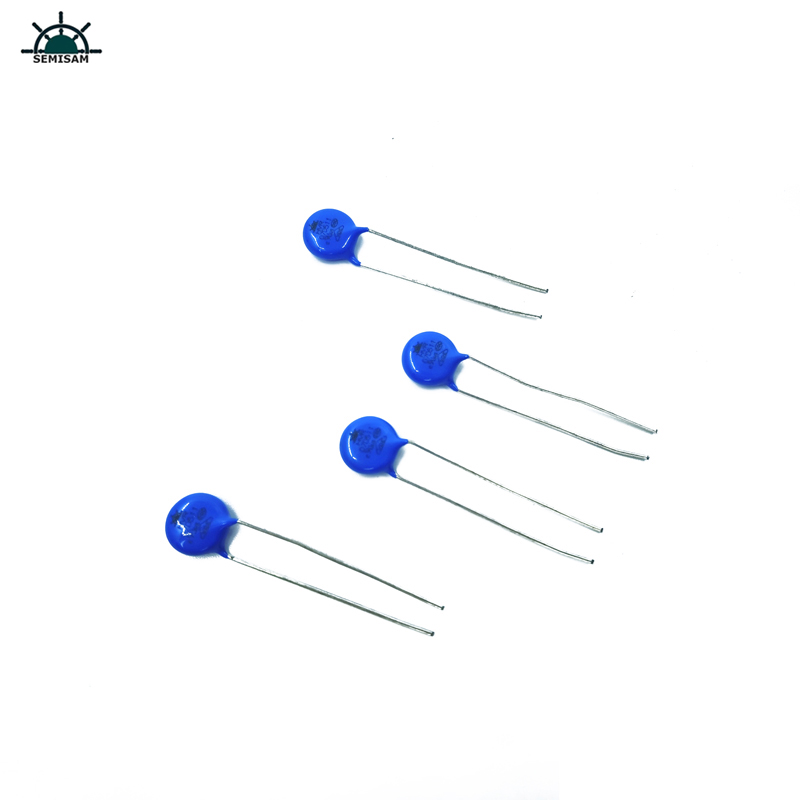 الأصلي الصانع الرصاص الطويل، الأزرق السيليكون mov 7d511 510 فولت 7 ملليمتر المقاوم mov varistor