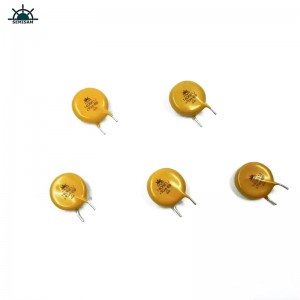ODM أقل سعر جيد الخدمة الجيدة والأصفر ارتفاع الرفع MOV 14MM HVR14D681K أكسيد الزنك varistor لأضواء LED