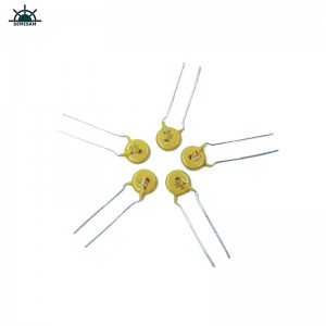 الصانع المقاوم المورد الأصفر السيليكون 10D271 قطرها 10 ملليمتر أكسيد المعادن mov varistor لتبديل امدادات الطاقة