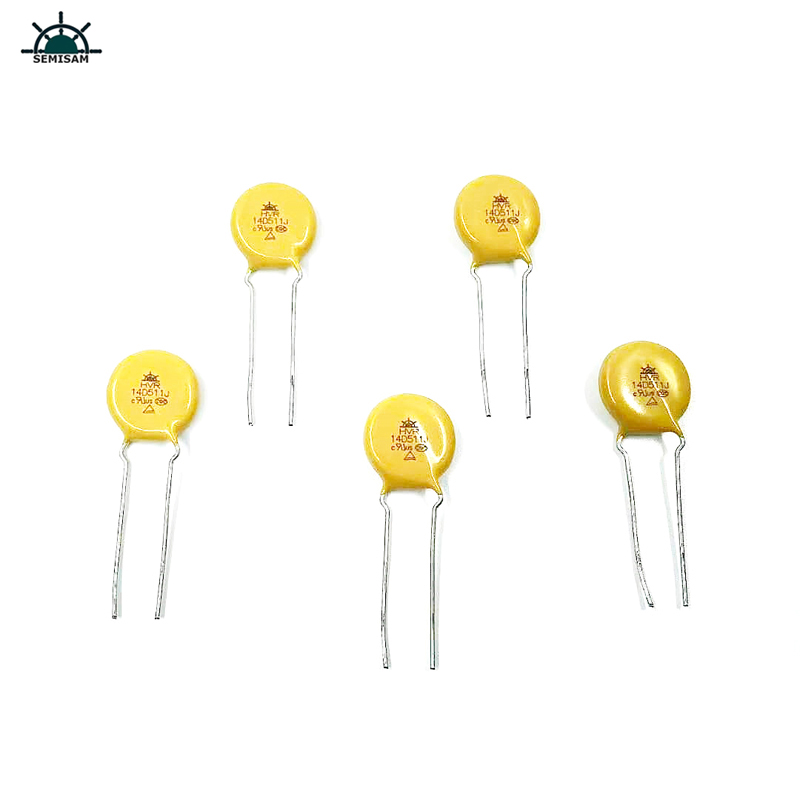 سعر تنافسي واقية الرعد ارتفاع زيادة الزيادة الزائد HVR14D511J MOV OXID VARISTOR لأضواء LED