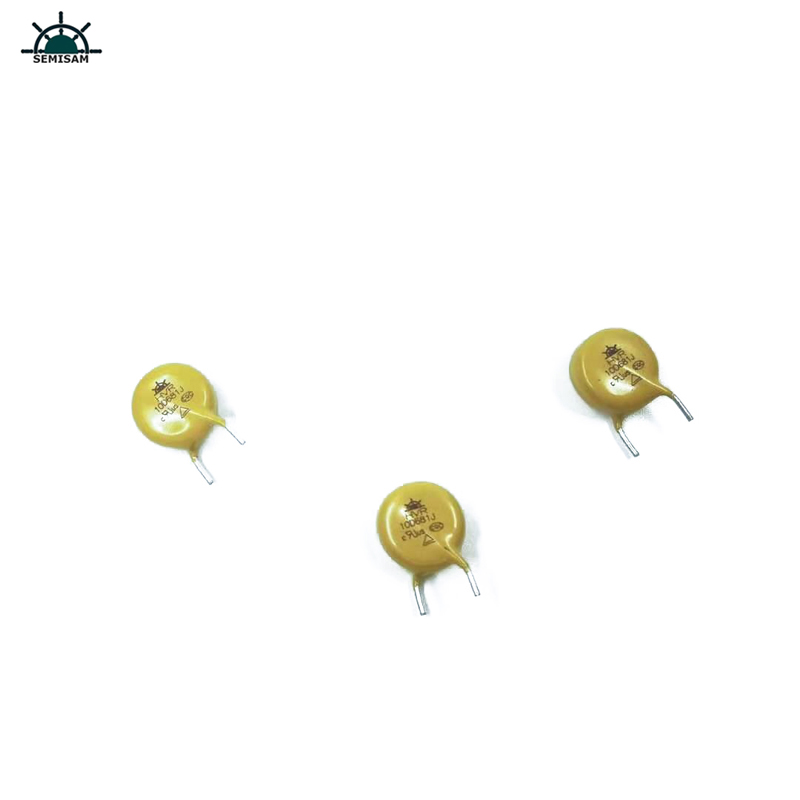 الصين مصنع الأصلي مصنع الالكترونيات السلبي، الأصفر mov 10MM HVR10D681K أكسيد الزنك varistor