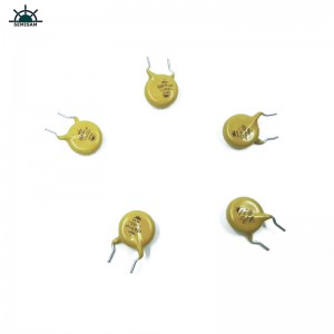 الصين مصنع الأصلي مصنع الالكترونيات السلبي، الأصفر mov 10mm HVR10D511K أكسيد الزنك varistor