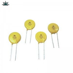 الصين مصنع الأصلي، الأصفر سيليكون mov 20mm 20d681 680 فولت zov varistor mov for الحمل الزائد