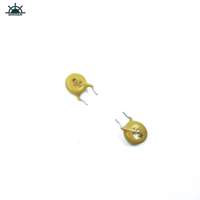 الصين ODM مكونات الإلكترونيات السلبية، الأصفر mov 10mm HVR10D621K أكسيد الزنك varistor