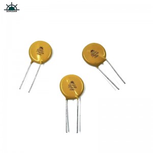 الصين ODM إلكترونيات مكونات، الأصفر MOV 20MM HVR20D681K أكسيد الزنك Varistor لمعدات مزود الطاقة