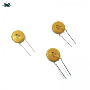 الصين ODM إلكترونيات مكونات، الأصفر MOV 20MM HVR20D561K أكسيد الزنك varistor للأجهزة المنزلية