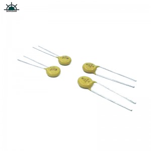 الصين ODM إلكترونيات مكونات، الأصفر MOV 10MM 10D561 560V أكسيد الزنك varistor (varistor أكسيد movmetal)