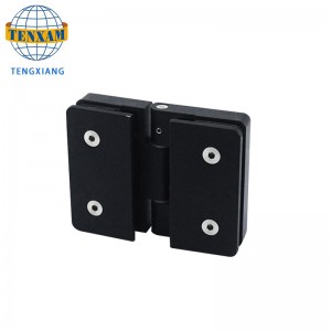 دش مفصلي حافة حافة الحمام دش الباب المفصلي المقاوم للصدأ الجدار إلى الزجاج المفصلي