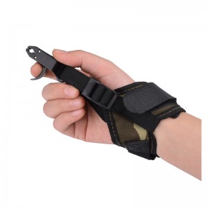 إيلونغ في الهواء الطلق 42RA05-CA الافراج عن كامو الكبار الفرجار الافراج الزناد حزام المعصم الرماية مجمع القوس الملحقات