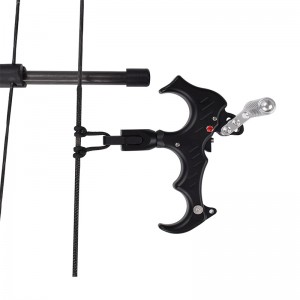 elong في الهواء الطلق 42RA06-BK 360 درجة تدوير المشبك مجمع القوس الافراج عن الإيدز اللون الأسود