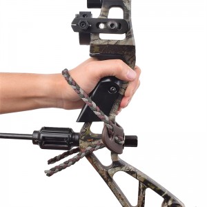 إيلونغ في الهواء الطلق 470011 المعصم حبال جلدية جرم معدن رمادي اللون للرماية مركب القوس الرماية