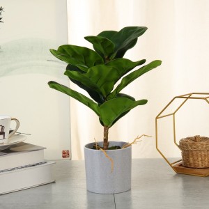 كله بيع حقيقي لمس النباتات الاصطناعية في وعاء