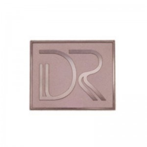 مخصص الذهب محفور 3D الألومنيوم تنقش لوحة شعار المعادن لحقيبة اليد