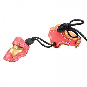 elongarrow ق رمز الإبهام درع + سوار الرماية الاصبع حماية الملحقات