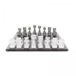 اللعب الكلاسيكية مجموعة الشطرنج الاكريليك الكريستال