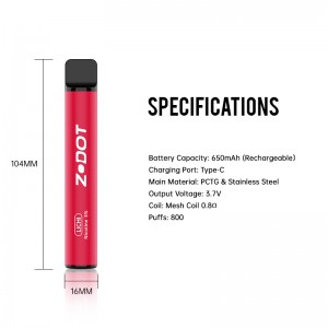 800 نفث القلم vape المتاح