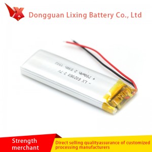 Sanyo Sanyo 602060 بطارية ليثيوم الكوبالت النقية 3.7 فولت 700 مللي أمبير كاميرا لاسلكية كاميرا قابلة للشحن تخصيص البطارية