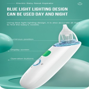 شفط الأنف الكهربائية للطفل التلقائي المخاط مصاصة للأطفال الصغار بطارية تعمل بالطاقة مصاصة البشرة للرضع