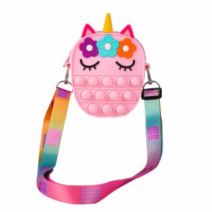 حقيبة كروسبودي حقيبة الكتف سيليكون كيس فقاعة