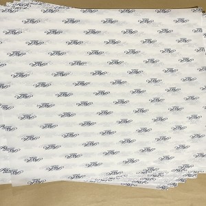 ورق التغليف ورقة المطبوعة الأنسجة ورقة شعار مخصص مطبوعة 14 جرام/17G الأنسجة ورقة هدية حزمة متعدد الألوان ورقة الأنسجة