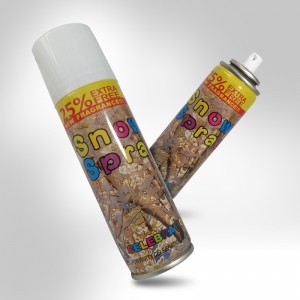 أفضل سعر 150 مل بيضاء رغوة رذاذ تايوان رش الثلوج