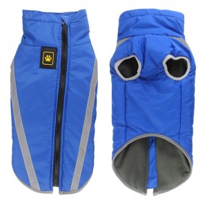 الشركة المصنعة بالجملة في الهواء الطلق بارد نمط خيوط عاكسة للغاية الكلب سترة معاطف للماء