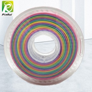 طابعة Pinrui 3D 1.75mm Pla قوس قزح خيوط للطابعة ثلاثية الأبعاد
