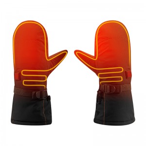 2200 مللي أمبير في فصل الشتاء قفازات جلدية ساخنة ساخنة، قفازات التدفئة للماء لصيد الأسماك