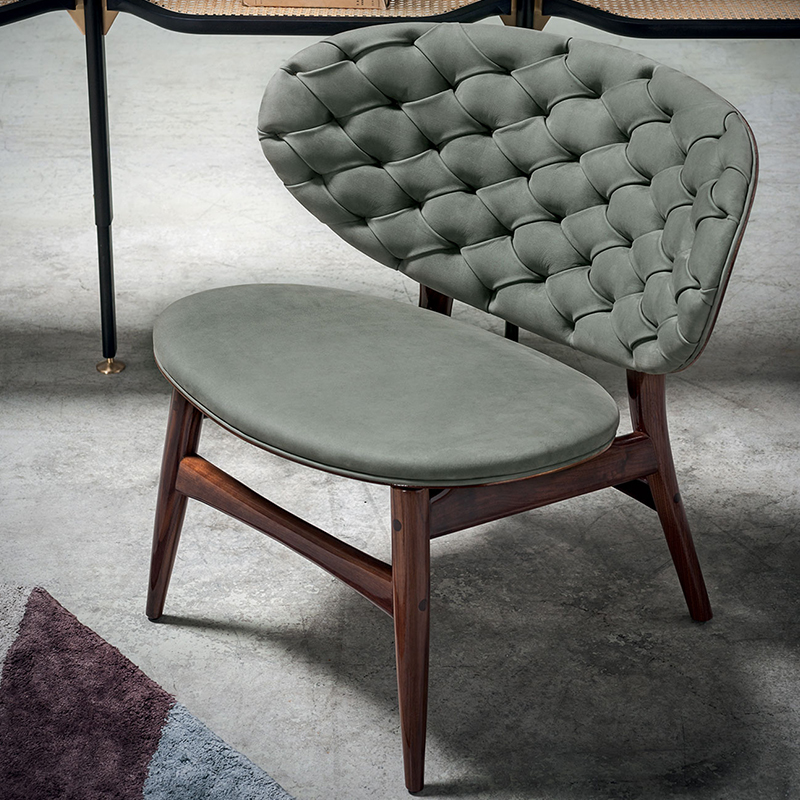 جودة عالية تصميم الحديثة عالية الظهر اللكنة كرسي الفاخرة جلد طبيعي أريكة كرسي لغرفة المعيشة