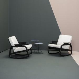 الفرنسية الخشب الإطار النسيج أريكة واحدة الذراع كرسي الصالة الحديثة كراسي لهجة لغرفة المعيشة أثاث