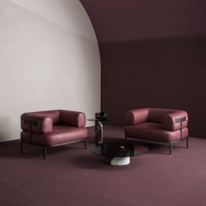 تصميم الإيطالي الزجاج المقسى طاولة القهوة الحديثة الرخام طاولة الجانبية الجانبية جولة لغرفة المعيشة أثاث