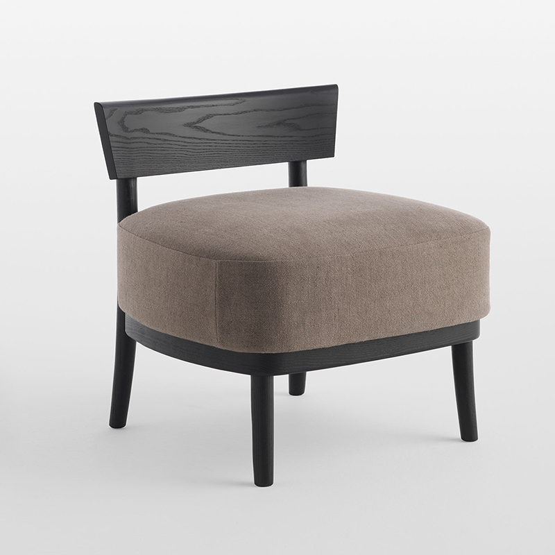 تصميم الأثاث الحديث مجموعة منجد الصالة المنزلية إطار خشبي كرسي أريكة واحدة