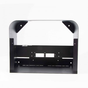 إطار صندوق معدني أسود