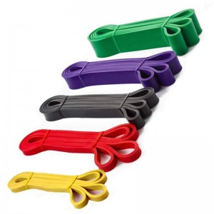 5-120 رطل اللون الأصفر الأحمر الأحمر الأسود الأرجواني المقاومة اليوغا مقاومة المطاط العصابات المرنة الداخلية معدات اللياقة البدني...