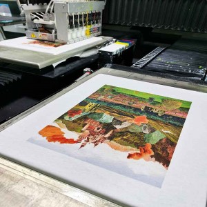 T-shirt t-shirt kangli White Ink Digital Print