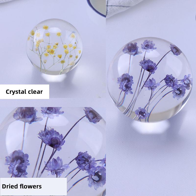 مخصص 3D 7cm 8cm 9cm راتنج Orb النبات الطبيعي نبات الهندباء الحقيقية الوزن للهدايا لعيد الميلاد ديكور الزجاج الكريستال ديكور المنزل