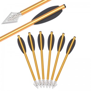 مسامير سهم ألمنيوم 160 ملم للمسدس Crossbow في الهواء الطلق