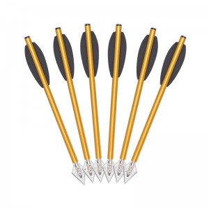 مسامير سهم ألمنيوم 160 ملم للمسدس Crossbow في الهواء الطلق