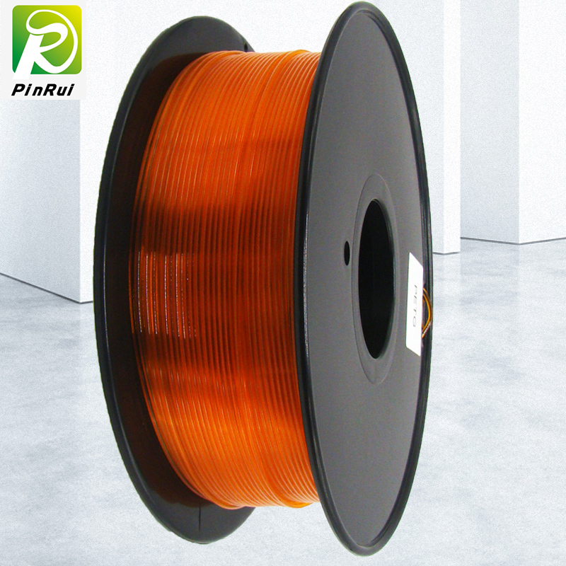 Pinrui 3D Printer 1.75mmppetg لون برتقالي للطابعة ثلاثية الأبعاد