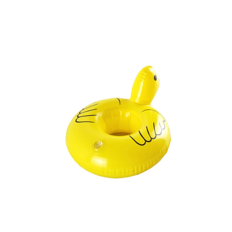 مشروب بطة صفراء مصغرة قابلة للنفخ عوامات بركة بركة بطة قابلة للنفخ ، حزب العامل الحفلات مشروب قابلة للنفخ