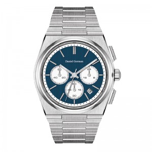 الساعات الرجال معصم الفولاذ المقاوم للصدأ متعدد الوظائف ساعة الكوارتز dg9004