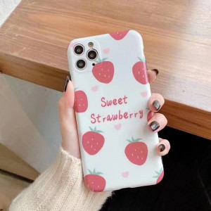 مناسبة لحالة الهاتف المحمول Apple iPhone12Pro ، الحب على شبكة الرسوم المتحركة Red Mobile Phone Case 13PRO Silicone هاتف محمول